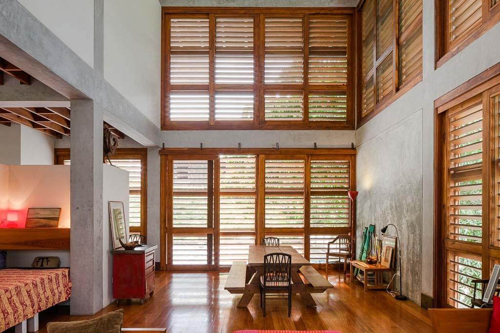 Casa con piscina en la selva tropical panameña en Gamboa