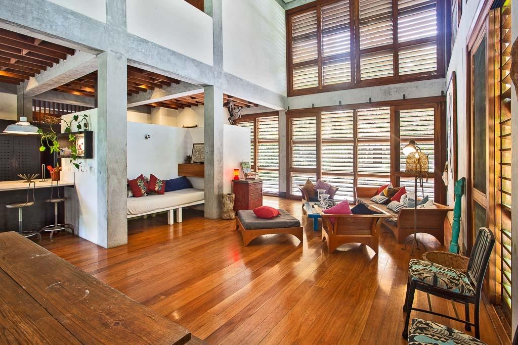 Casa con piscina en la selva tropical panameña en Gamboa