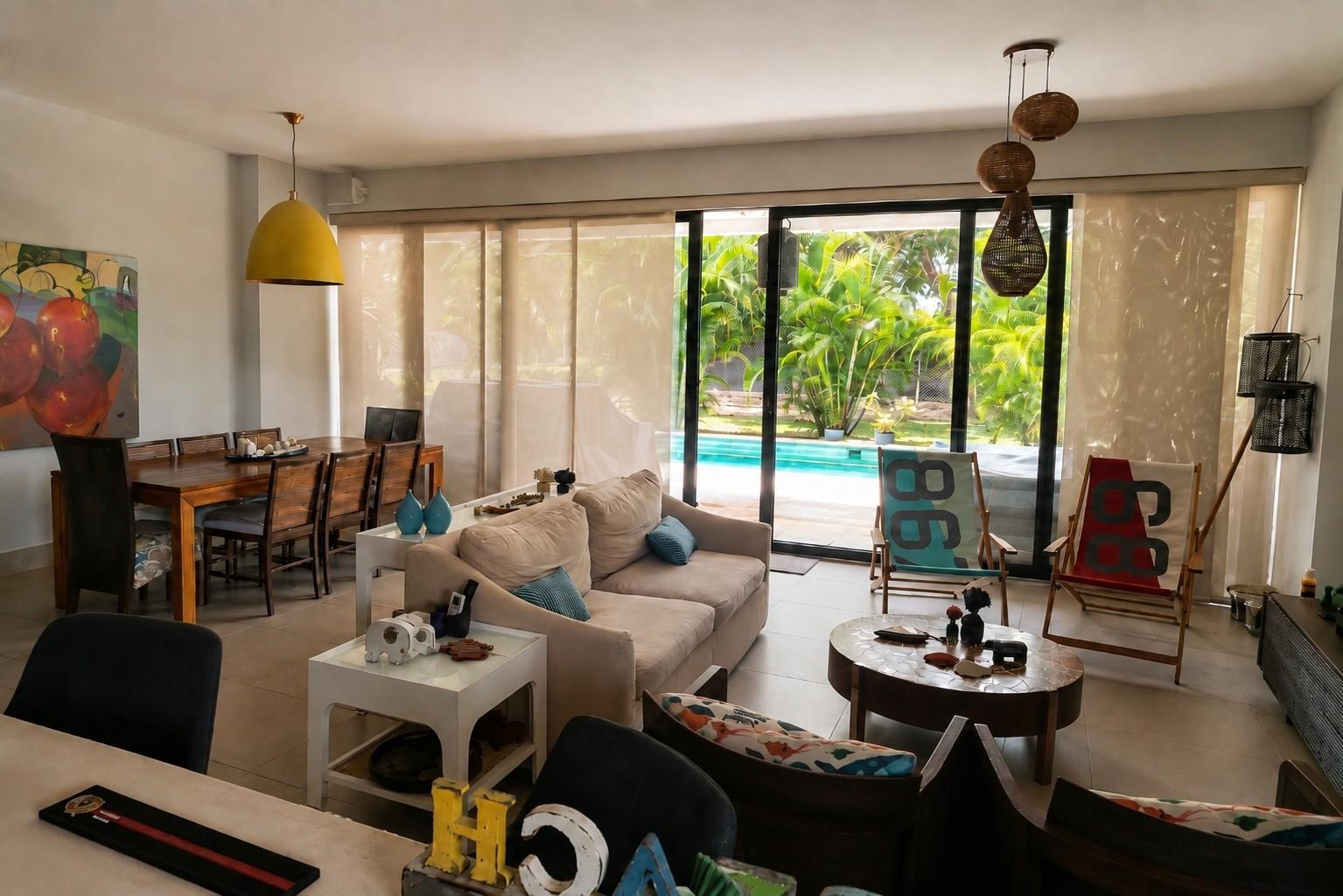 Apartamento tipo casa de Playa con piscina en Punta Caelo, San Carlos