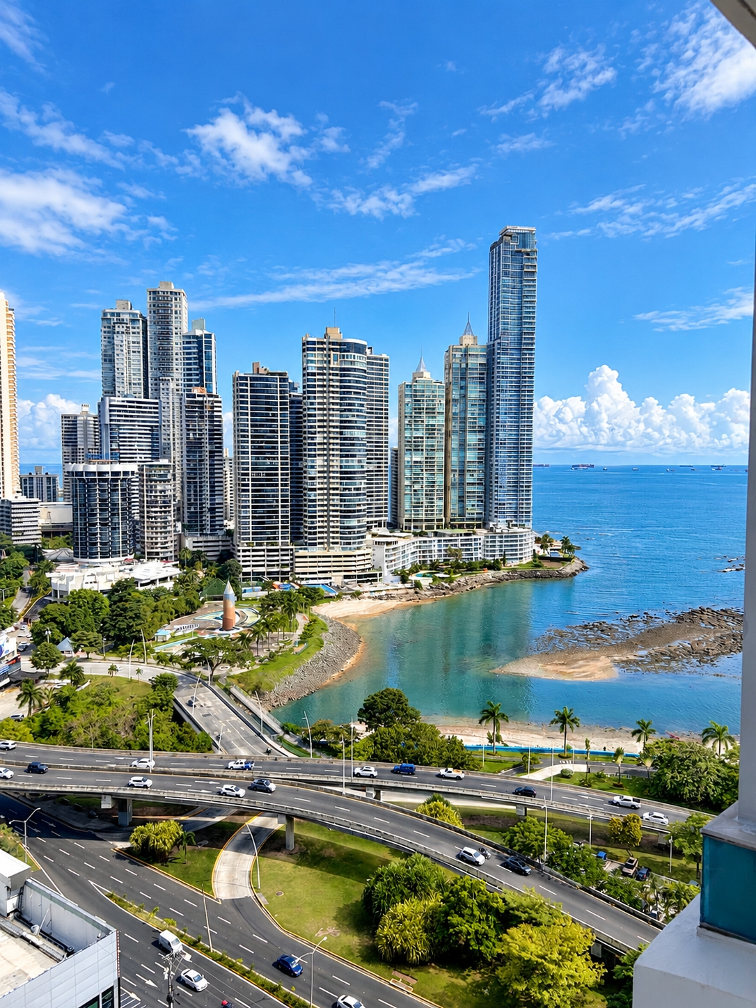 Torre Grandbay - Apartamento elegante y completamente amueblado