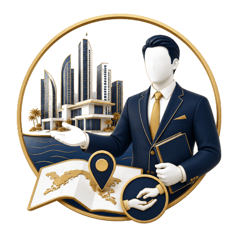 Un agente inmobiliario local en Panamá.