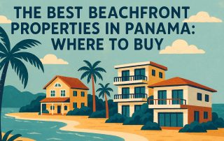 Some beachfront properties for sale in Panama.