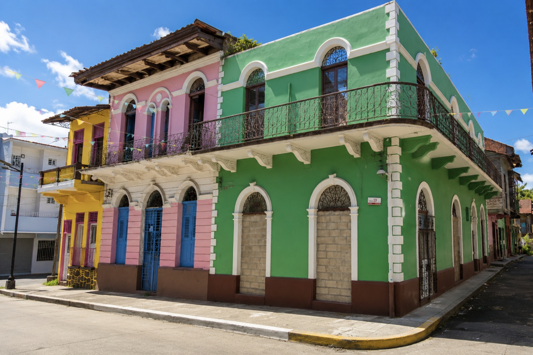 Historic building with an arched facade