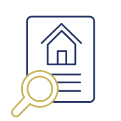 An icon of a property listing representing the search property listings of PSR.